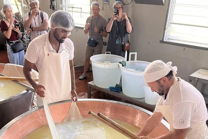 Tour Parmigiano Reggiano dairy and Parma ham - Time, group size, and the strict start