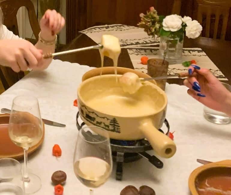 Traditional Swiss Dinner: Cheese Fondue, Appetizers/Dessert - Who should book this dinner
