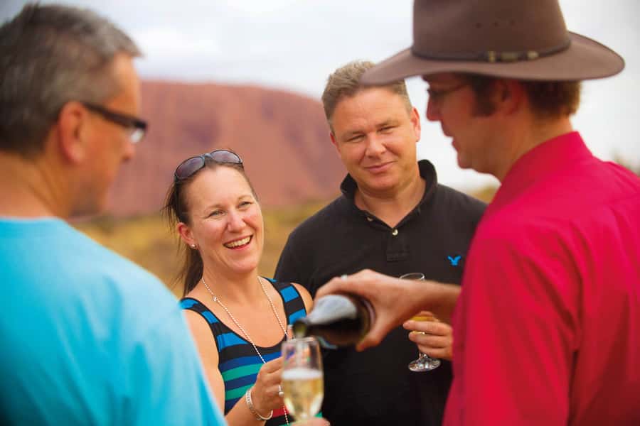 Uluru 1.5-Hour Sunset Tour with Sparkling Wine & Cheeseboard - What happens at the sunset viewing area