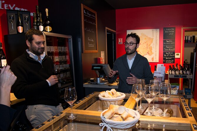 Wine and cheese tasting at Latin Quarter - The wine shop atmosphere