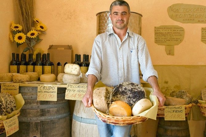 Wine and Cheese Tastings Southern Tuscany ShoreExcursion from Civitavecchia Port - Giuseppe’s sheep farm and pecorino tasting