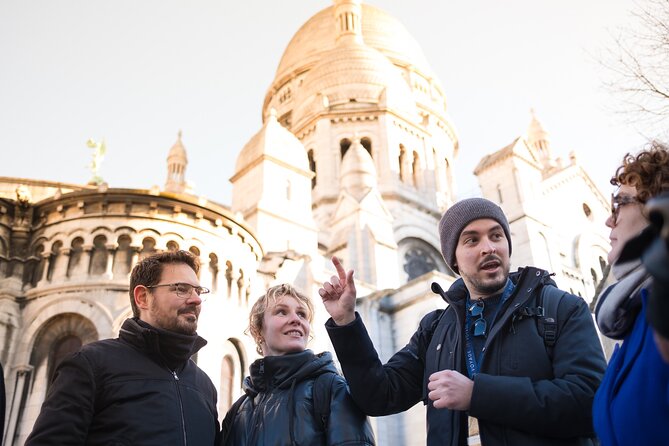 Wine & Cheese in Montmartre: A True Taste of France 6-ppl Max - Place Dalida and views toward Sacré-Cœur