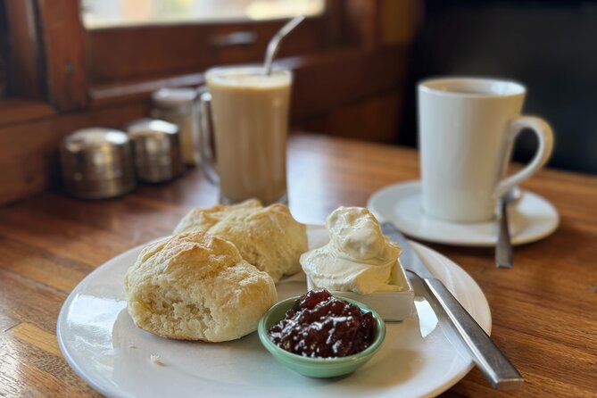 Yarra Valley Foodie Tour, Devonshire Tea, Cheese and Chocolate - Devonshire tea in Seville’s historic carriage cafe