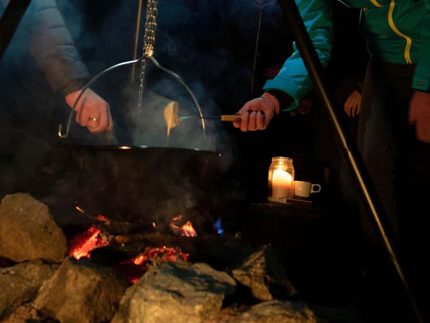 Zermatt: Outdoor fondue "group experience under the stars" - A forest fire instead of a fondue restaurant